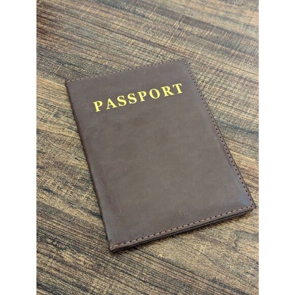 🖤  Dark Brown Passport Cover - Picture 4 of 6
